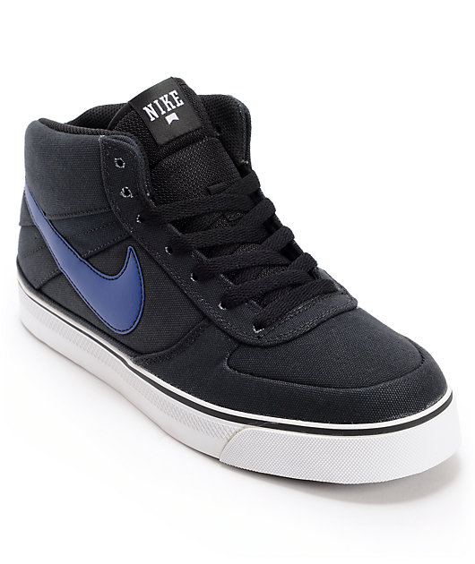 Nike SB Mavrk Mid 2 Thermohype Black \u0026 Blue Skate Shoes | Zumiez