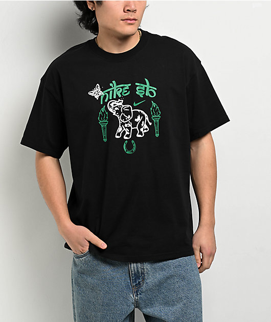 Nike SB Max90 Elephant Black T-Shirt | Zumiez