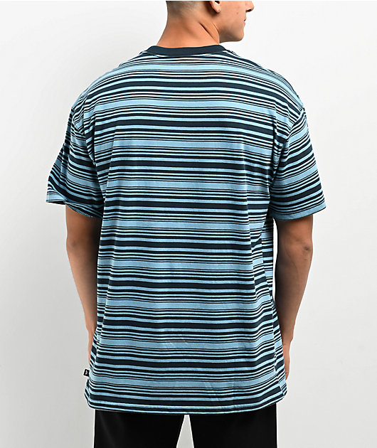 Nike sb striped t shirt on sale