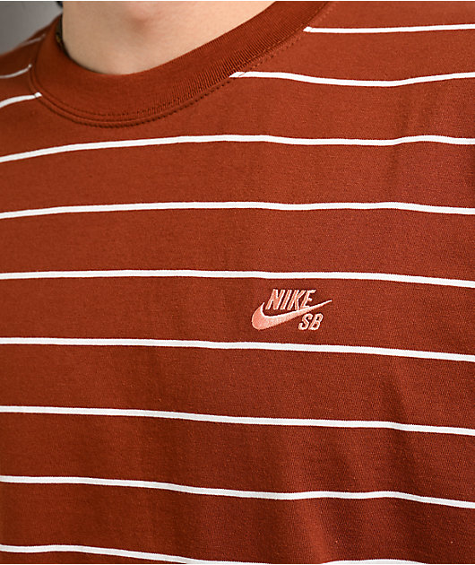Nike SB Max90 Striped Brown T-Shirt