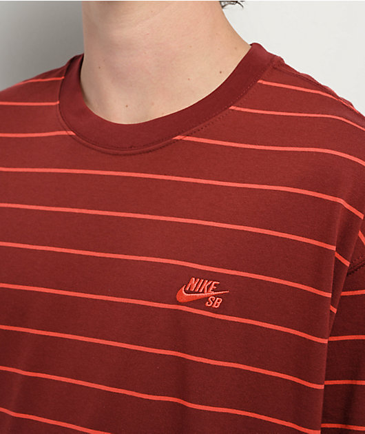 Nike SB Max90 Striped Red T-Shirt