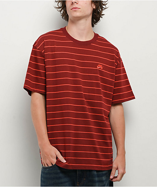 Nike SB Max90 Striped Red T-Shirt
