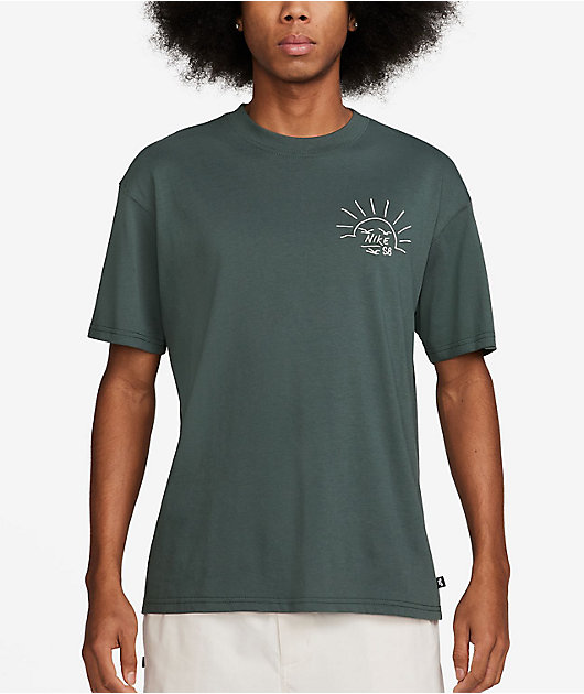 90‘s vintage NIKE Tee MAXI OP Vintage Nike Big Swoosh T-Shirt Size 2XL Tall Gray Tag 90s