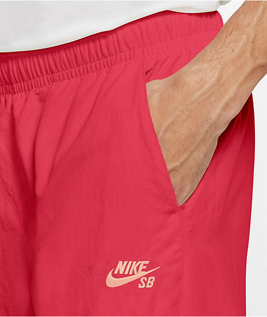 Nike SB Novelty Fusion Red Track Pants