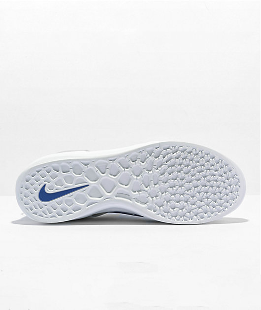 Nike sb sale nyjah shoes white