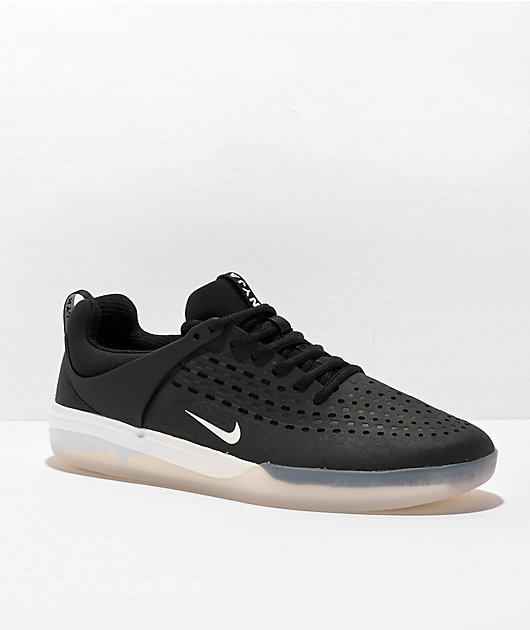 Nike SB Nyjah skate en negro y blanco