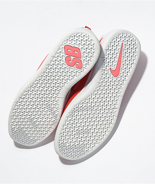 Formación Frenesí Electricista Nike SB Nyjah Free 2 Lobster & Pink Gaze Skate Shoes
