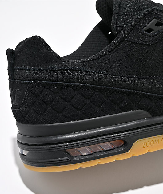 Nike SB P-Rod 1 Zoom Air Low Black & Gum Skate Shoes | Zumiez