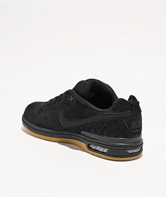 Nike SB P-Rod 1 Zoom Air Low Black & Gum Skate Shoes | Zumiez Nike SB P-Rod 1 Zoom Air Low Black & Gum Skate Shoes | Zumiez
