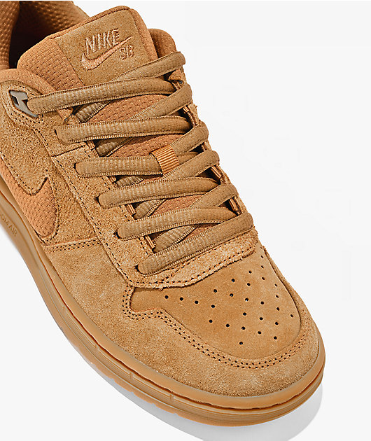 Nike SB P-Rod 1 Zoom Air Low Light British Tan Skate Shoes