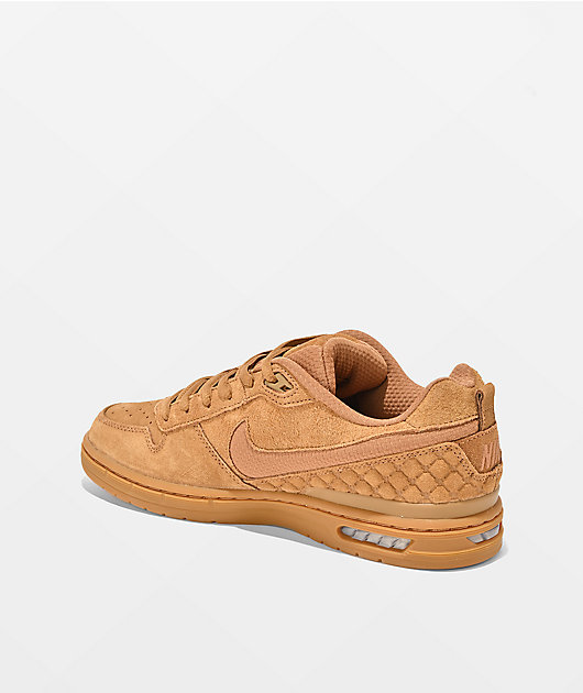 Nike SB P-Rod 1 Zoom Air Low Light British Tan Skate Shoes