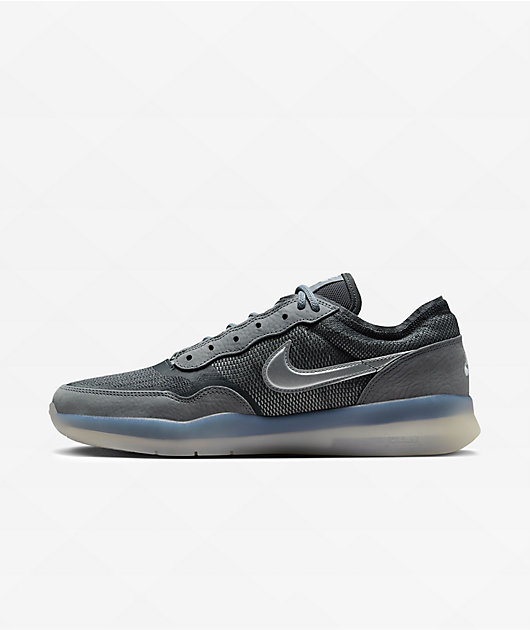 Nike SB PS8 Cool Grey, Anthracite & Metallic Silver Skate Shoes