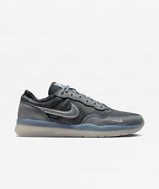 Nike SB PS8 Cool Grey, Anthracite & Metallic Silver Skate Shoes
