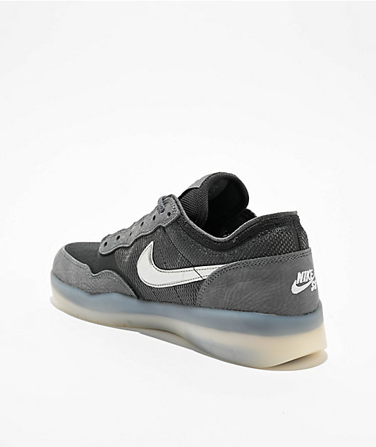 Nike SB PS8 Cool Grey, Anthracite & Metallic Silver Skate Shoes