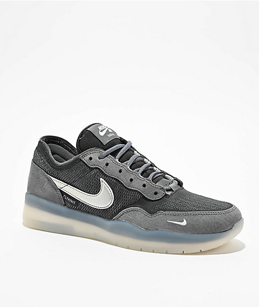 Nike SB PS8 Cool Grey, Anthracite & Metallic Silver Skate Shoes