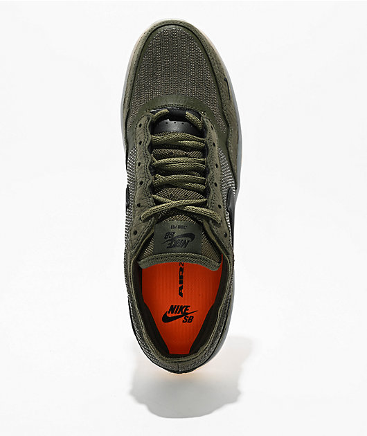 Nike SB PS8 Olive, Black & Sequoia Skate Shoes | Zumiez