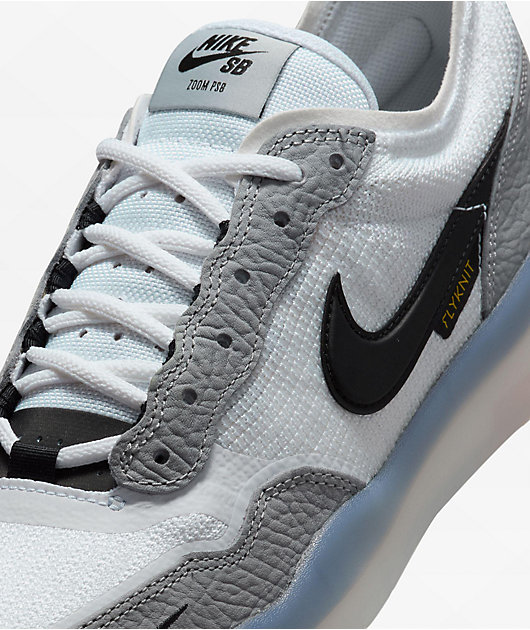 Nike SB PS8 QS Wolf Grey, White, Black Skate Shoes