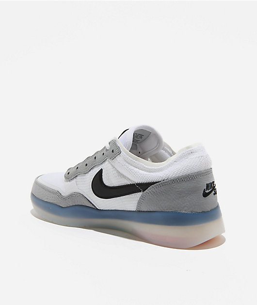 Nike SB PS8 QS Wolf Grey, White, Black Skate Shoes