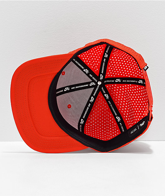 Río Paraná Nathaniel Ward repentinamente Nike SB Performance Red & Grey Trucker Hat