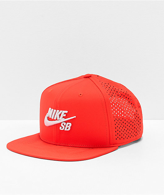 Nike SB gorra roja y gris