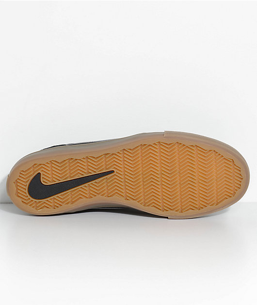 Nike SB Portmore II Black & Gum Shoes