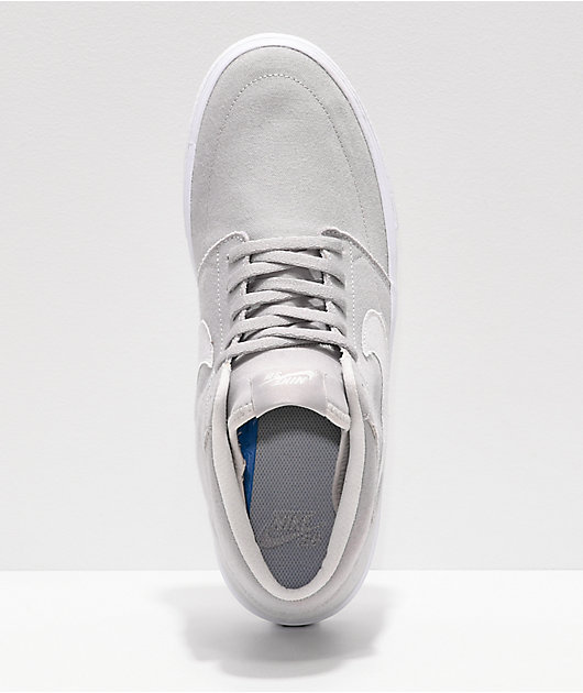 Nike SB Portmore II Grey & White Shoes