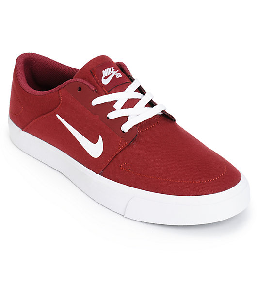 red nike sb shoes