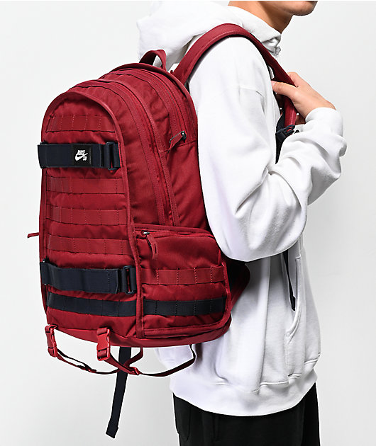 nike sb backpack red
