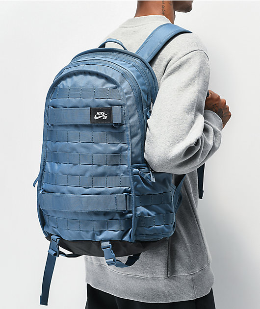 Nike Sb Rpm Thunderstorm Blue Backpack Zumiez