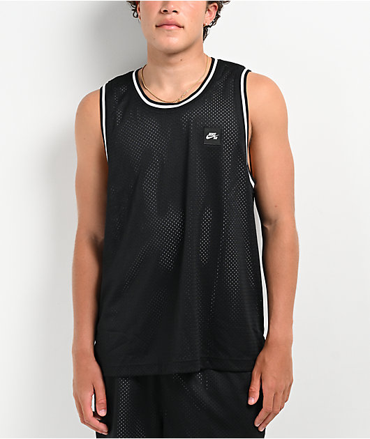 Nike SB Reversible Black White Basketball Jersey