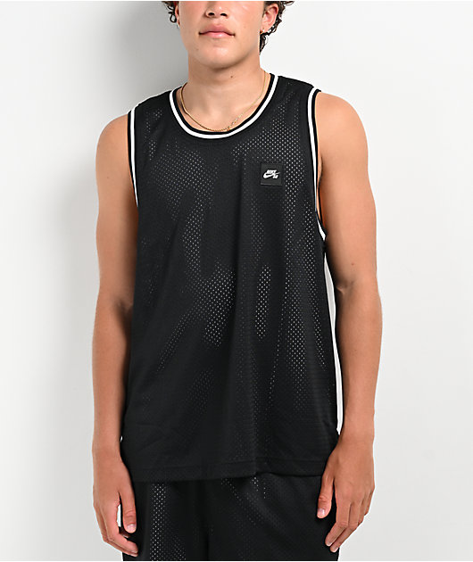 Nike SB Reversible Black White Basketball Jersey Zumiez