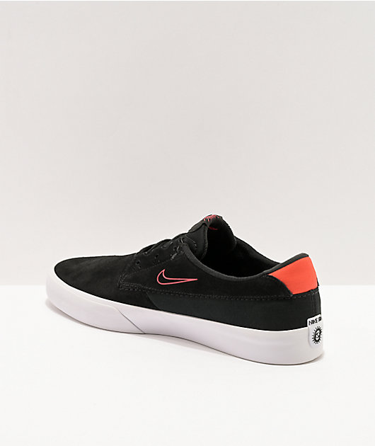 Nike SB Shane Black & Red Skate Shoe