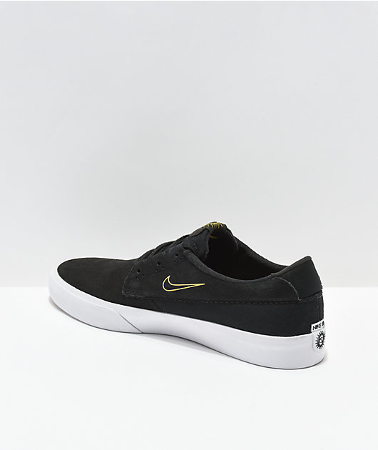 Nike SB Shane Black & University Gold Skate Shoes