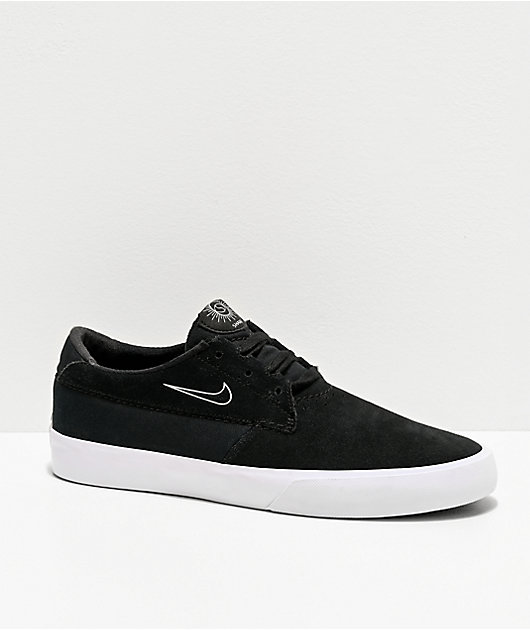 Nike SB Shane Black White Skate Shoes Zumiez