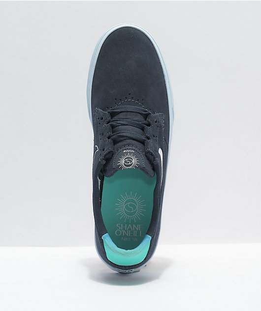 Nike SB Shane Blue Flame Skate Shoes