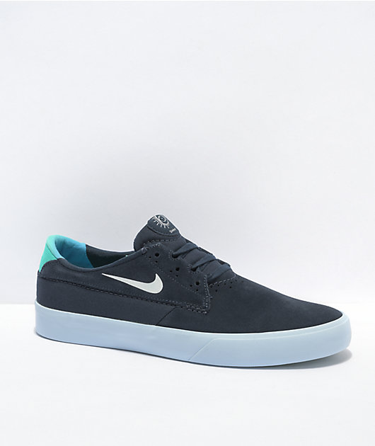 Nike SB Shane Blue Flame Skate Shoes
