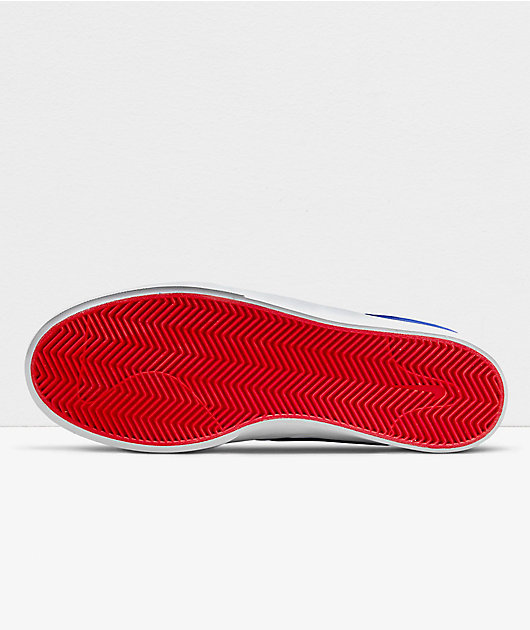 Nike red hot sale sole shoes