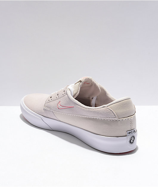 Nike SB Shane Summit White Pink Skate Shoes Zumiez