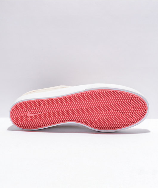 Nike SB Shane Summit zapatos de skate blancos y rosas