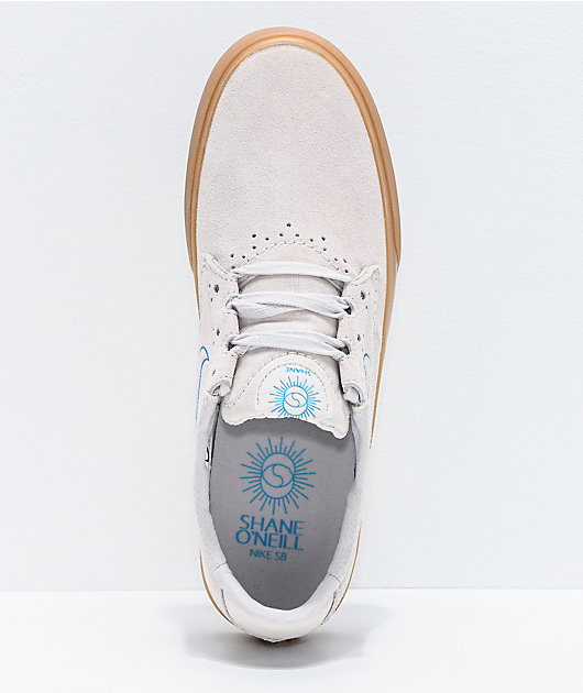 Nike SB Shane White, Lazer Blue & Gum Skate Shoes