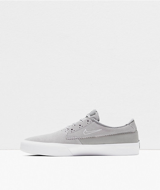 Nike SB Shane Wolf Grey & White Skate Shoes