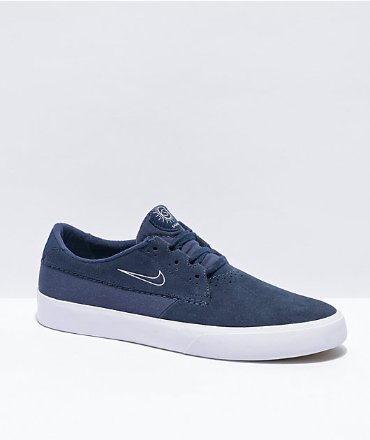 Nike SB Shane zapatos de skate en azul marino y blanco | Zumiez