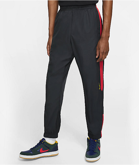 nike black trackpants