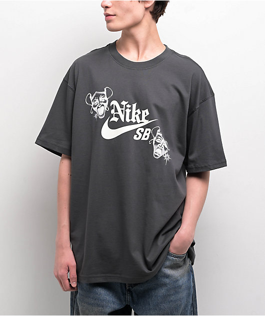 Nike SB Skate Anthracite T-Shirt | Zumiez