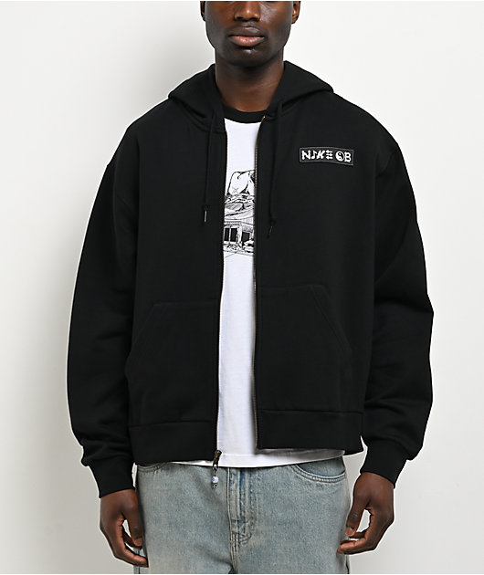 Nike SB Souvenir Black Zip Hoodie