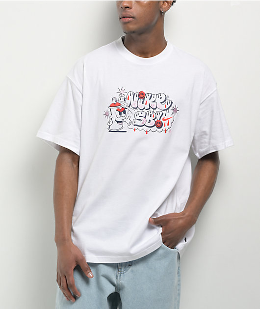 Nike SB Paint Cans Tシャツ 半袖 コットン White 送料込み Nike SB Paint Cans White T-Shirt at Mall of America® in