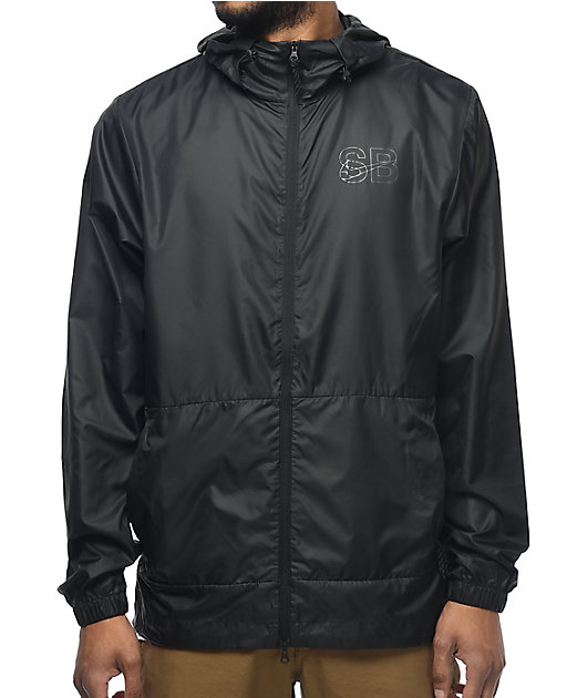 Nike SB Steele chaqueta cortavientos empacable en negro | Zumiez
