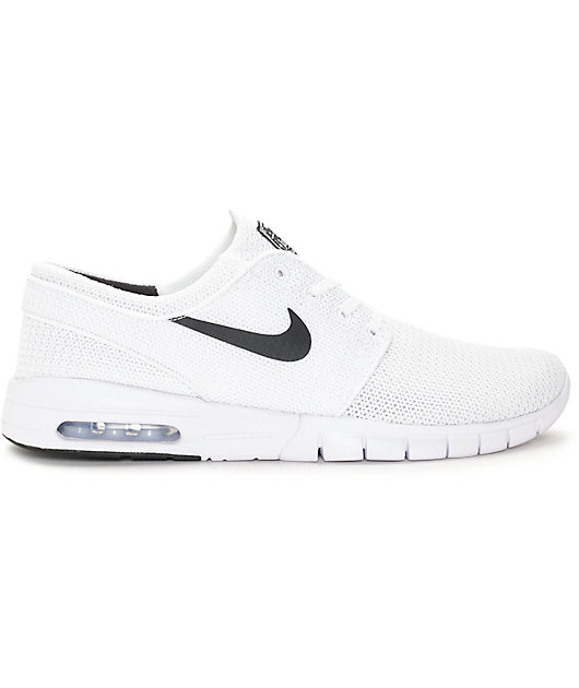 Nike SB Stefan Janoski Air Max White & White Shoes