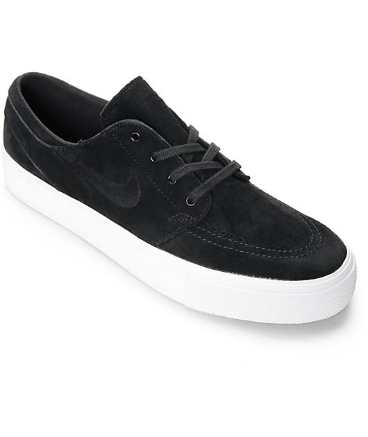 Nike SB Stefan Janoski Premium High Tape zapatos de skate en blanco y negro  | Zumiez