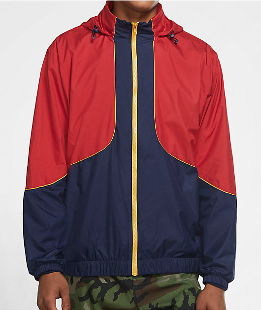 Nike SB Storm Fit Nylon Jacket ナイロン L大きめ Nike SB Storm-FIT Red & Navy Track Jacket | Zumiez